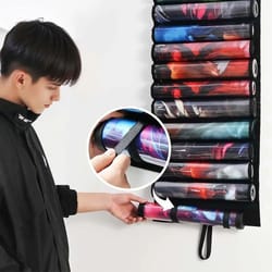 playmat storage bag hanging organizer with hooks