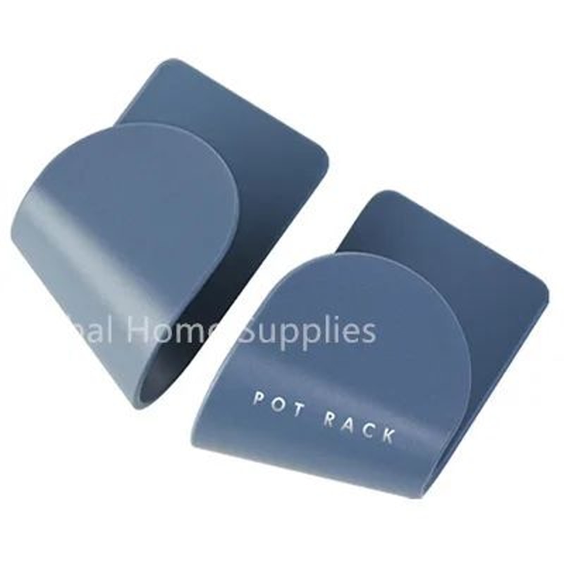 Wall Mounted Pot Lid Holder Adhesive Pan Rack Organizer 7