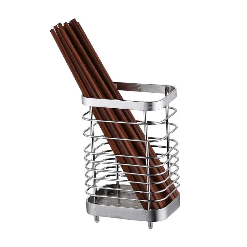 Stainless Steel Hanging Cutlery Holder Kitchen Drainer 3