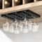 Under Cabinet Wine Glass Rack No Drill Holder 0