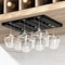 Under Cabinet Wine Glass Rack No Drill Holder 0