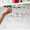Under Cabinet Wine Glass Rack No Drill Holder 8