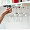Under Cabinet Wine Glass Rack No Drill Holder 8