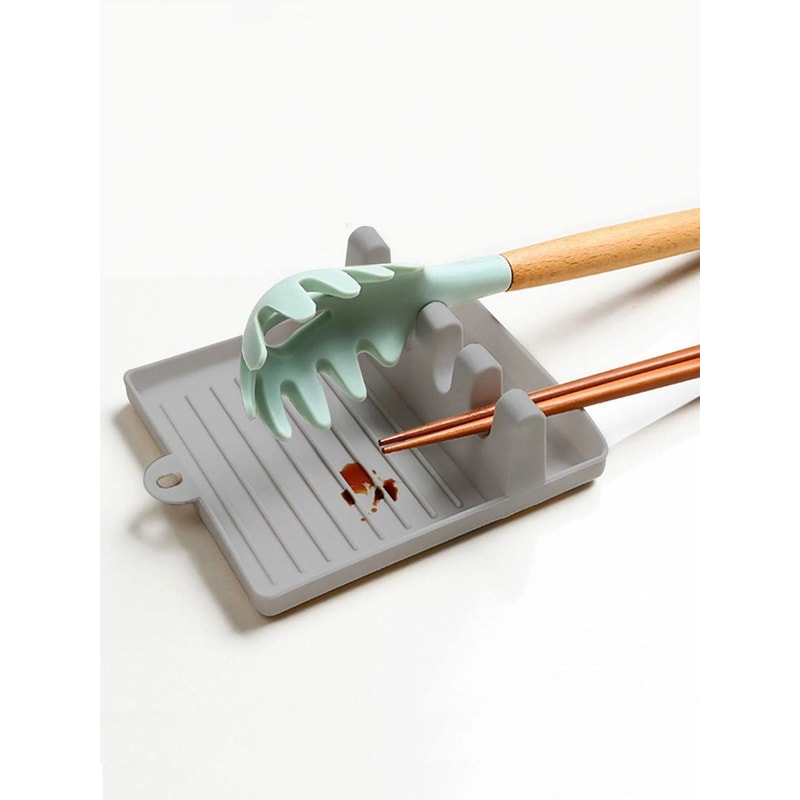 Kitchen Utensil Drainer Rack Spatula Spoon Holder 1