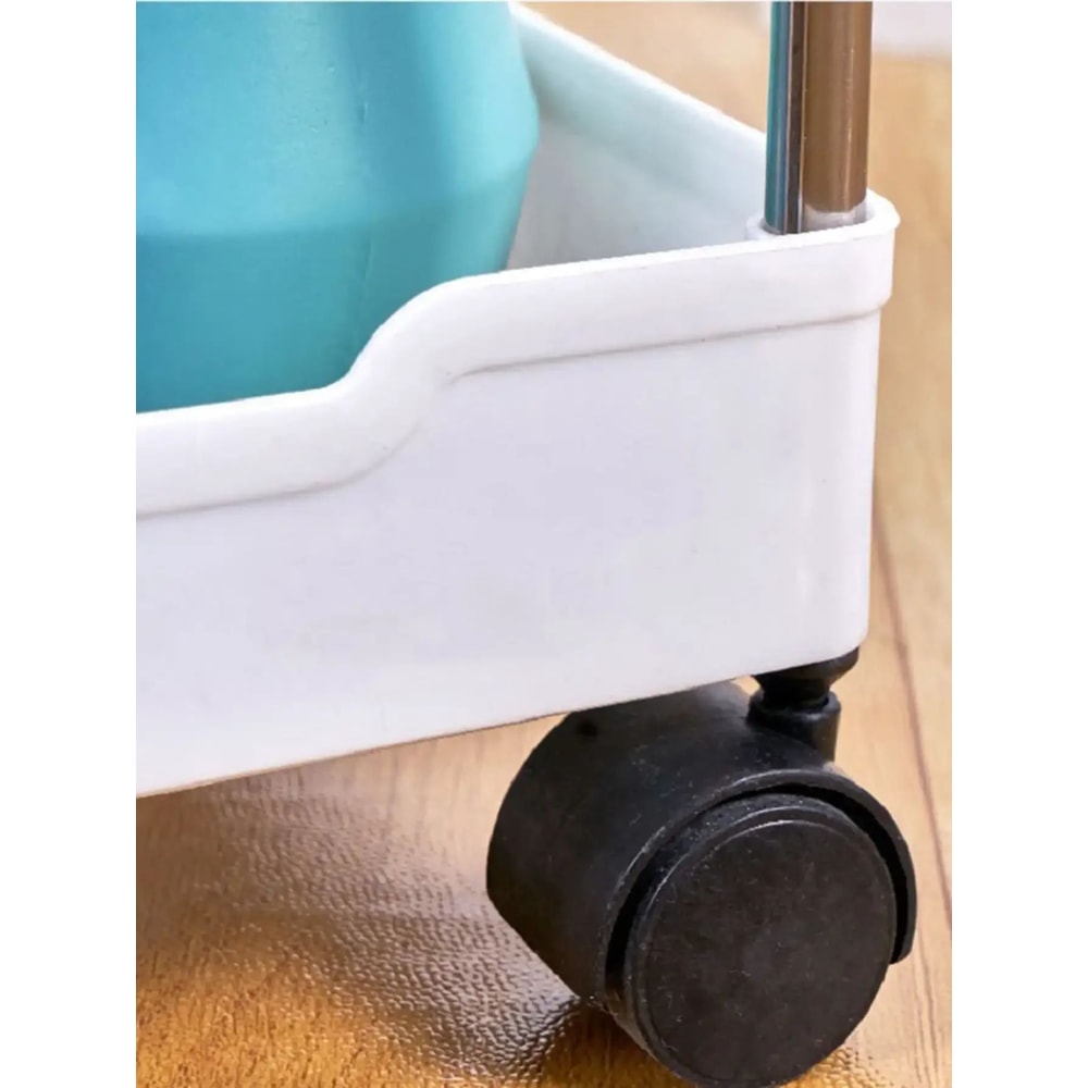 Slim Rolling Storage Cart 3 Tier Gap Organizer Rack 6
