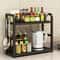 2 Tier Metal Countertop Shelf Kitchen Organizer Rack 2