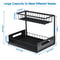 Under Sink 2 Tier Sliding Organizer Pull Out Drawer 8
