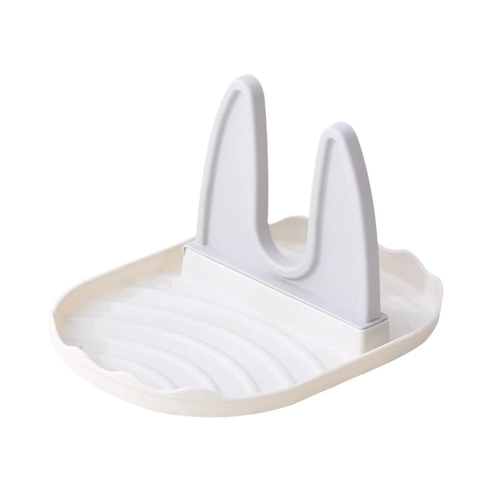 Pan Lid And Spoon Rest Holder Kitchen Utensil Stand 7
