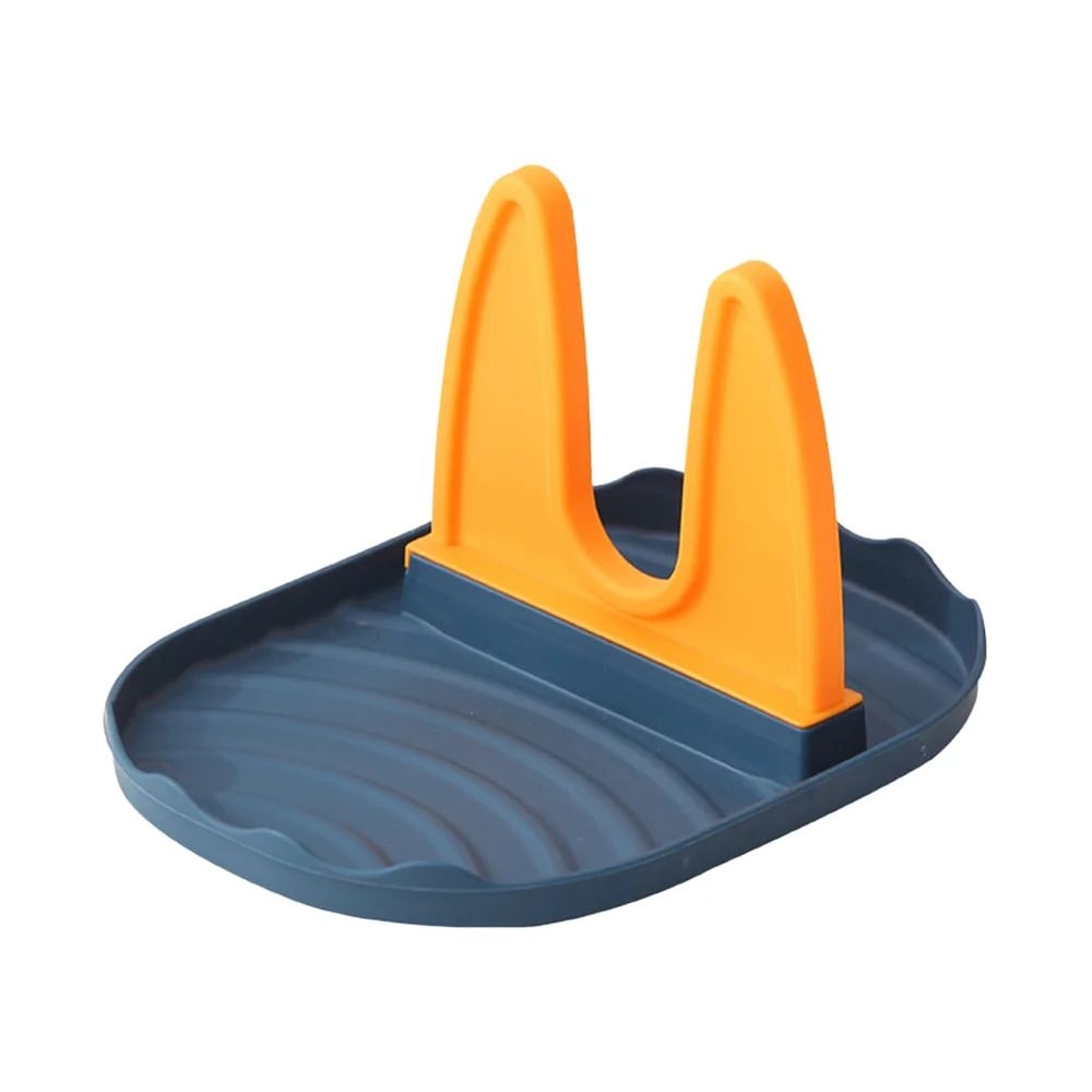 Pan Lid And Spoon Rest Holder Kitchen Utensil Stand 8