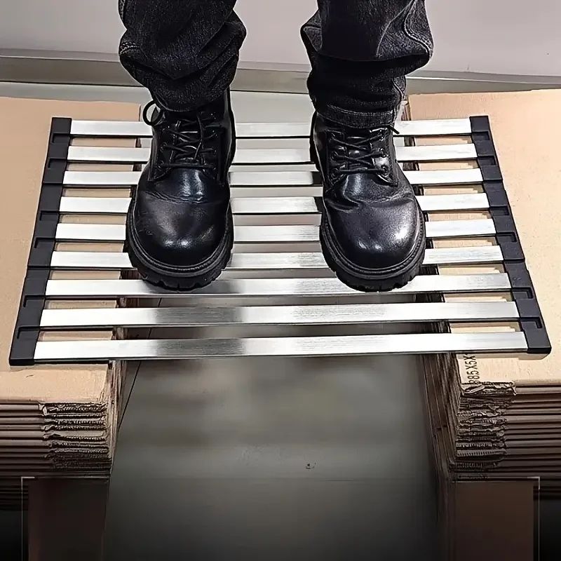 Stainless Steel Sink Drain Rack Foldable Telescopic Basket 1