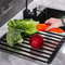 Stainless Steel Sink Drain Rack Foldable Telescopic Basket 5