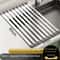 Stainless Steel Sink Drain Rack Foldable Telescopic Basket 10