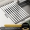 Stainless Steel Sink Drain Rack Foldable Telescopic Basket 10