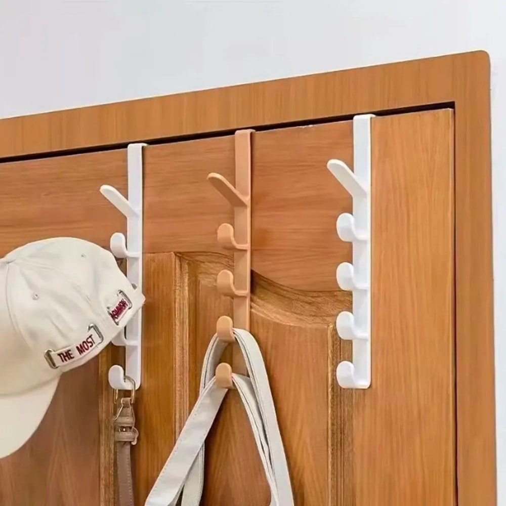 Over The Door Clothes Hanger Rack Bag Organizer 0