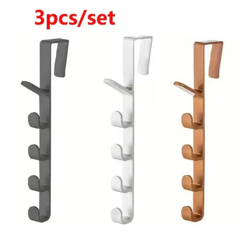 Over The Door Clothes Hanger Rack Bag Organizer 10