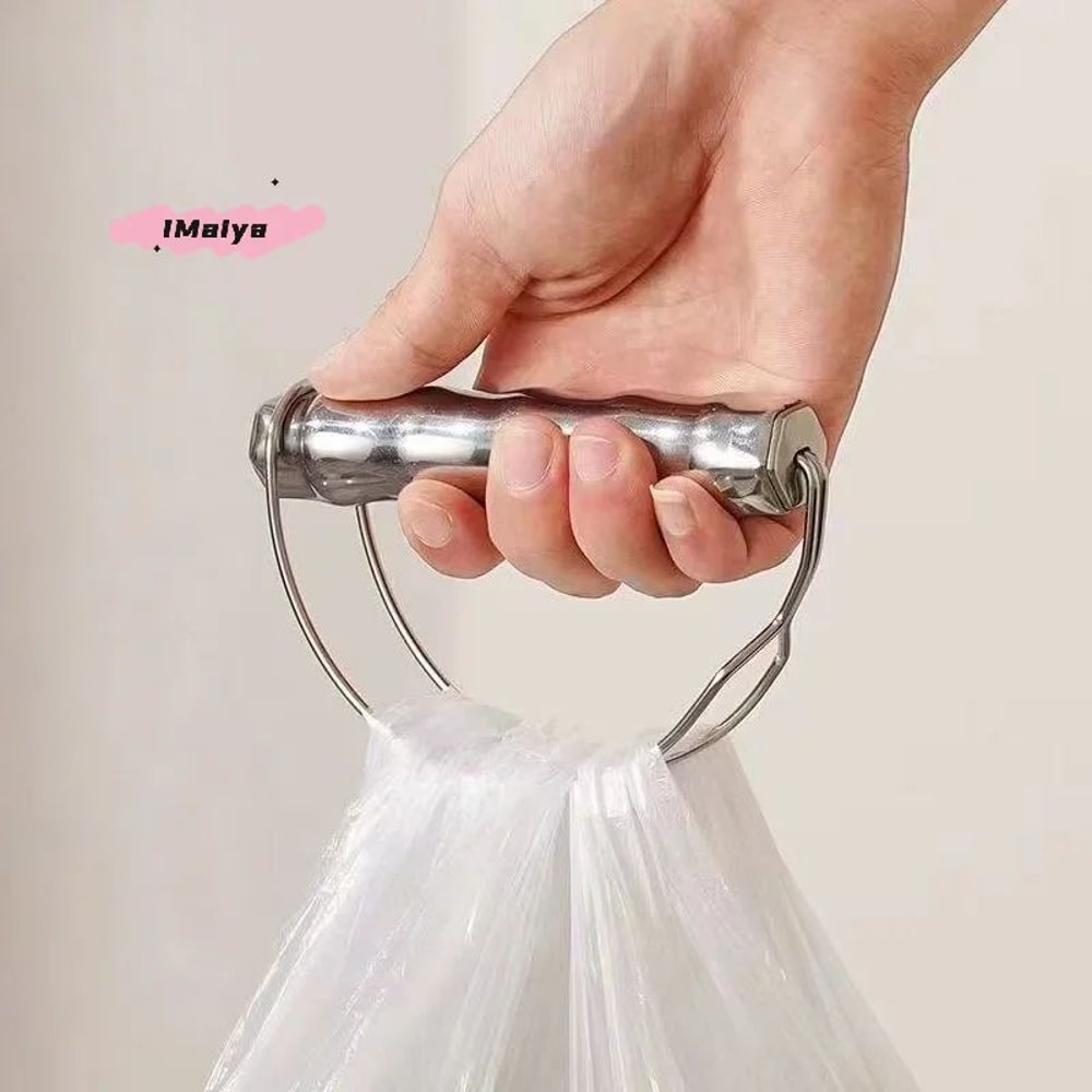 Stainless Steel Plastic Bag Holder Carry Handle 2