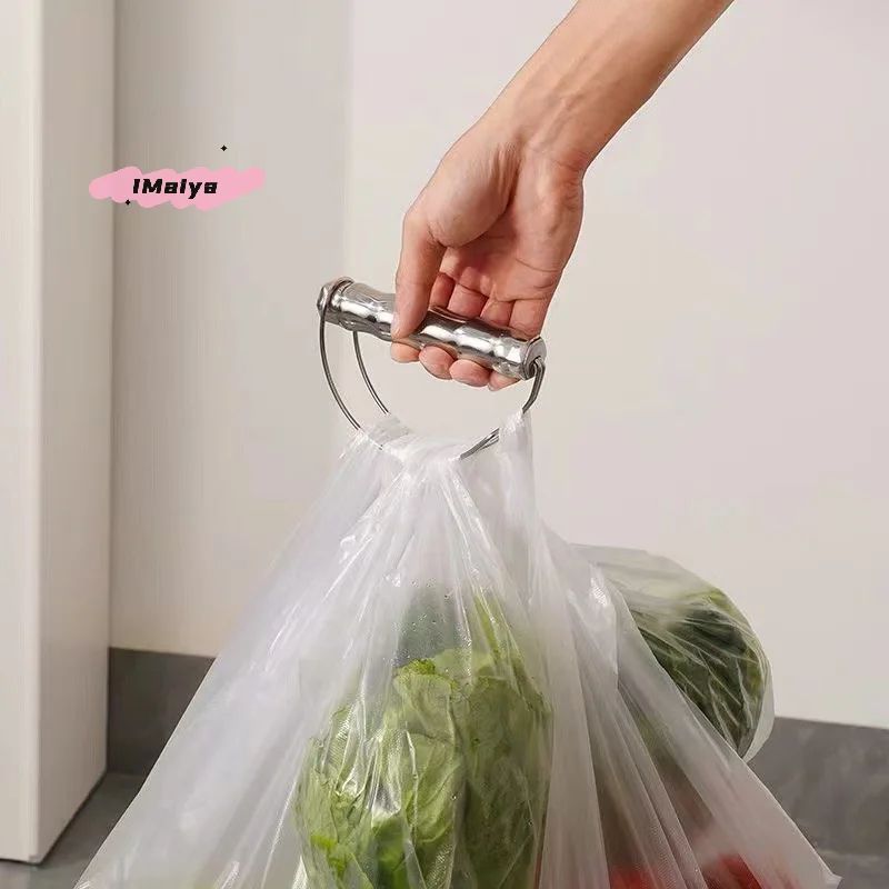 Stainless Steel Plastic Bag Holder Carry Handle 4