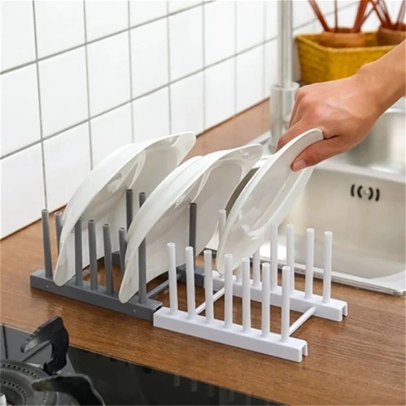 Plastic Dish Drying Rack Bowl And Plate Organizer 6