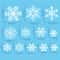 Christmas Snowflake Window Stickers Reusable PVC Decor 5