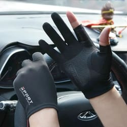 half finger cycling gloves ice silk breathable sports gloves