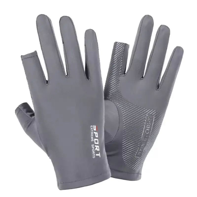 Half Finger Cycling Gloves Ice Silk Breathable Sports Gloves 8