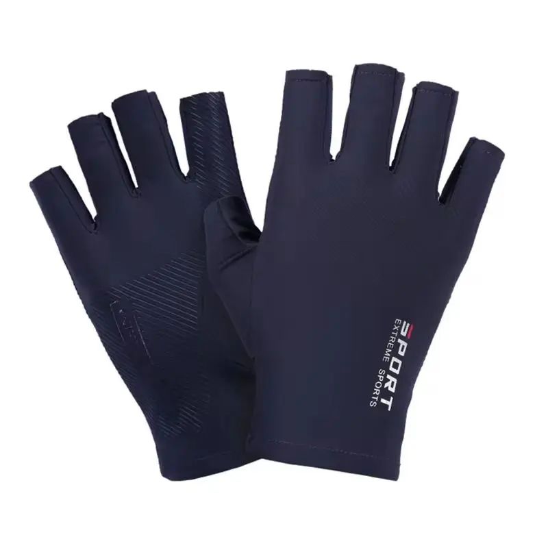 Half Finger Cycling Gloves Ice Silk Breathable Sports Gloves 9