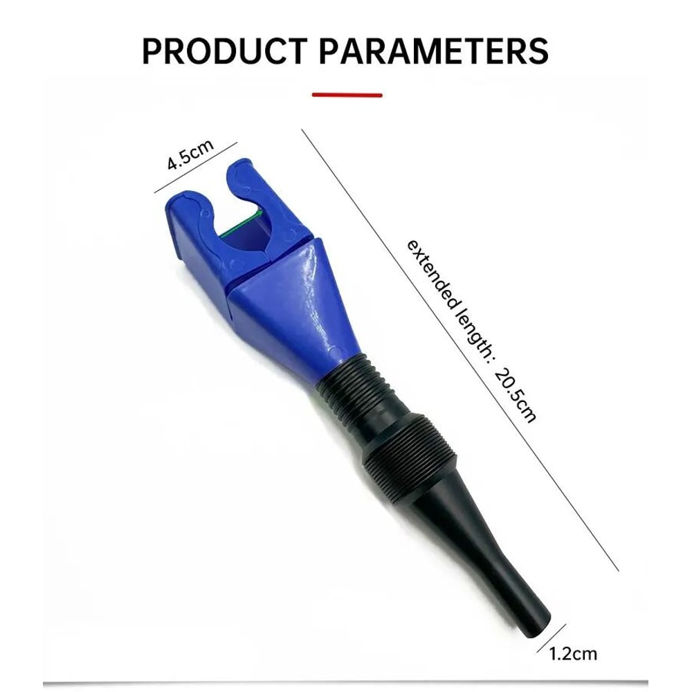 Plastic Oil Funnel With Filter Car Motorcycle Tool 7