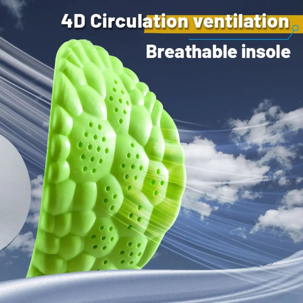 Sport Insoles Cushion PU Shock Absorbing Breathable Inserts 3
