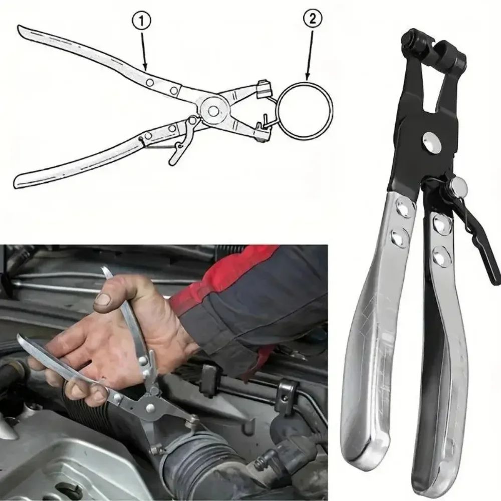 Hose Clamp Pliers Swivel Jaw Locking Removal Tool 2