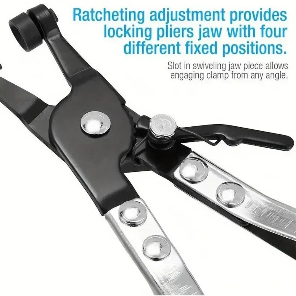 Hose Clamp Pliers Swivel Jaw Locking Removal Tool 6