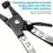 Hose Clamp Pliers Swivel Jaw Locking Removal Tool 6