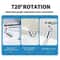 720 Degree Rotating Faucet Extender Splash Proof Aerator 4