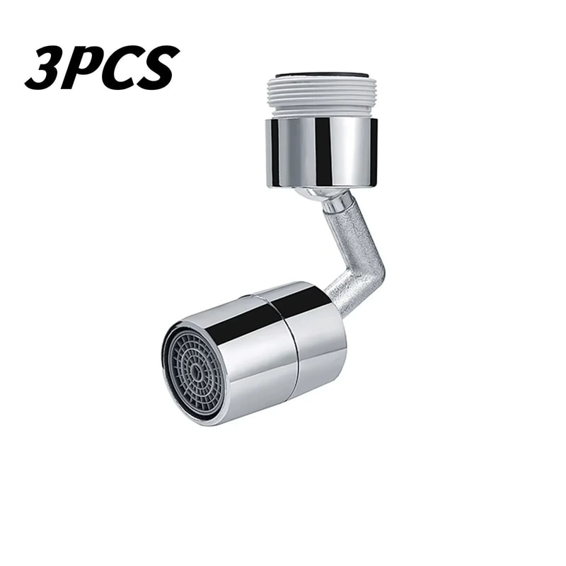 720 Degree Rotating Faucet Extender Splash Proof Aerator 8