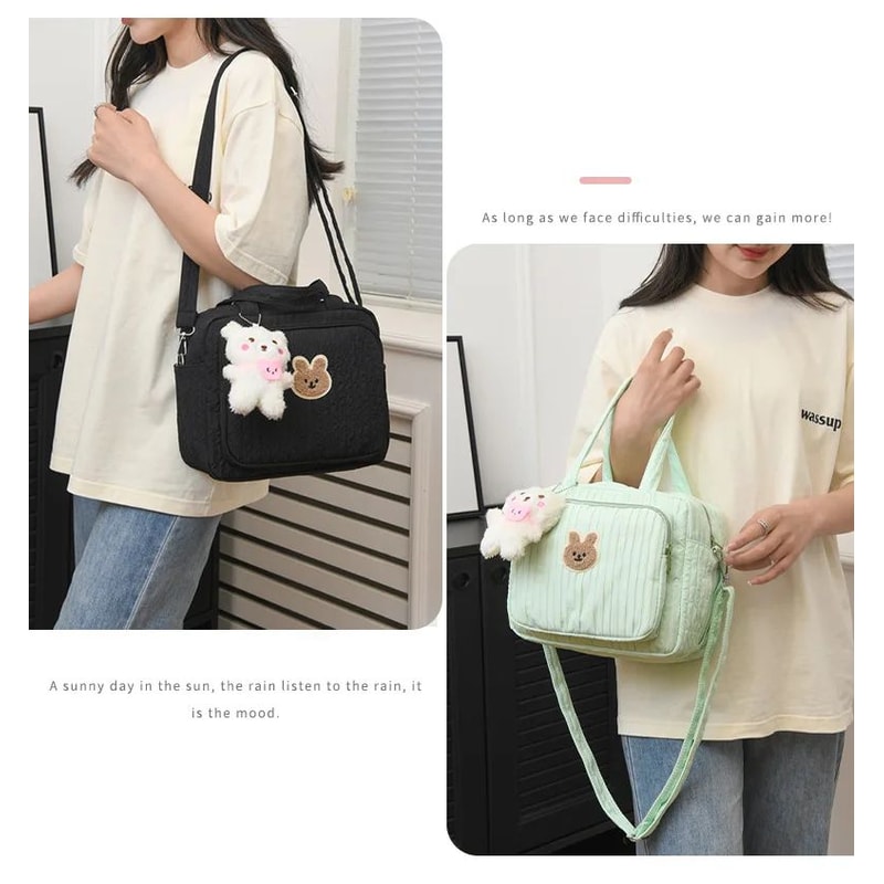 Cute Cotton Mommy Diaper Bag Baby Organizer Handbag 7