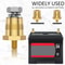 2pcs Brass Car Battery Terminal Adapter M6 Connector Kit 1