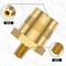 2pcs Brass Car Battery Terminal Adapter M6 Connector Kit 2