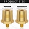 2pcs Brass Car Battery Terminal Adapter M6 Connector Kit 5
