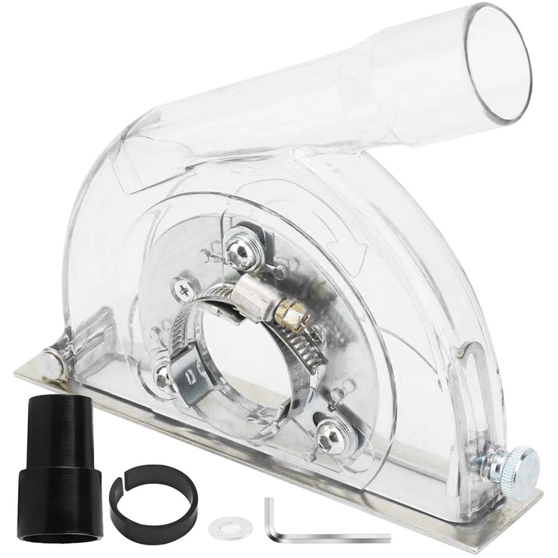 Angle Grinder Dust Extractor Guard Cutting Shroud 100 125 150mm 6