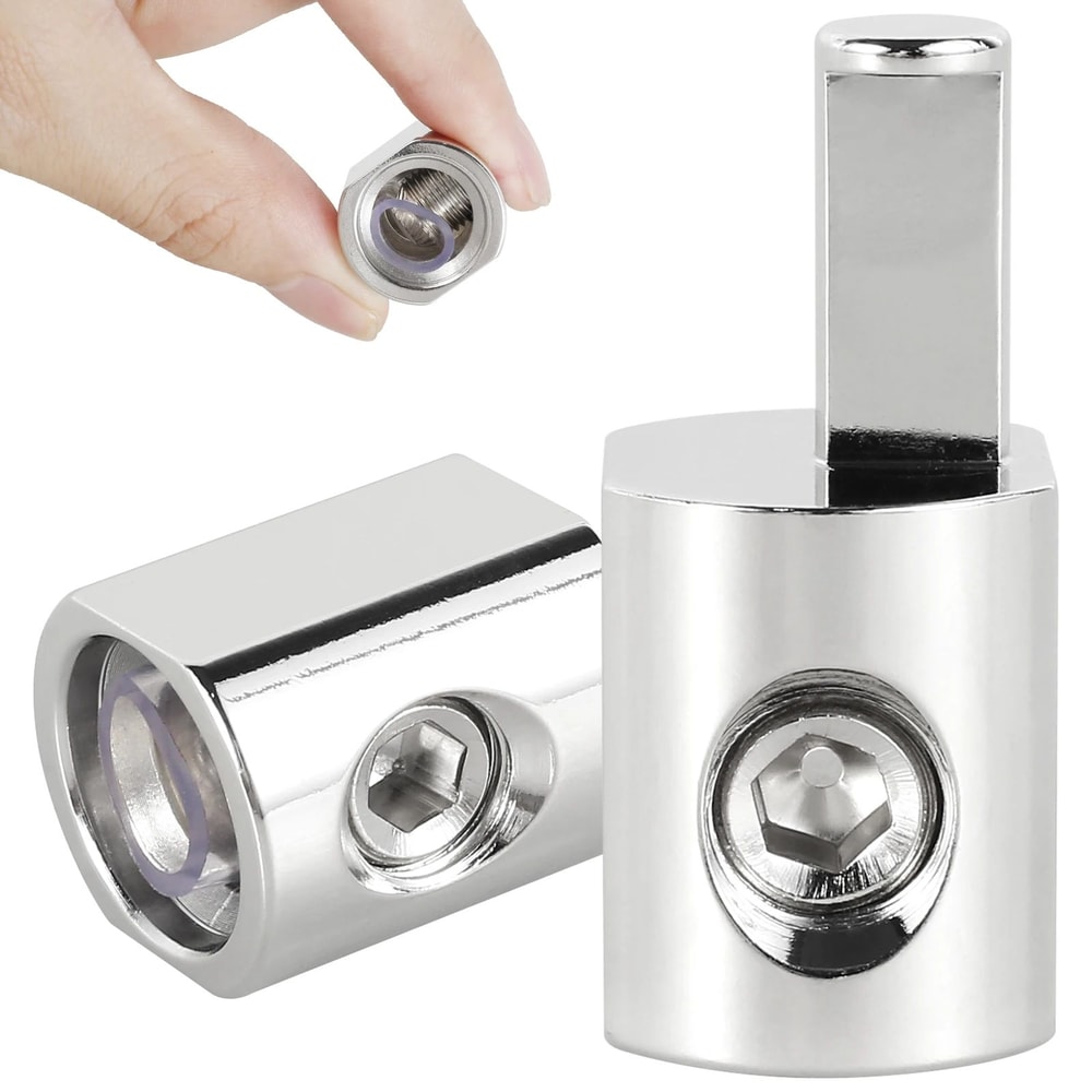 2pcs Car Audio Power Ground Wire Terminal Pure Copper Connector 0