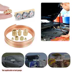 oil pressure gauge tubing kit 72 inch copper line set