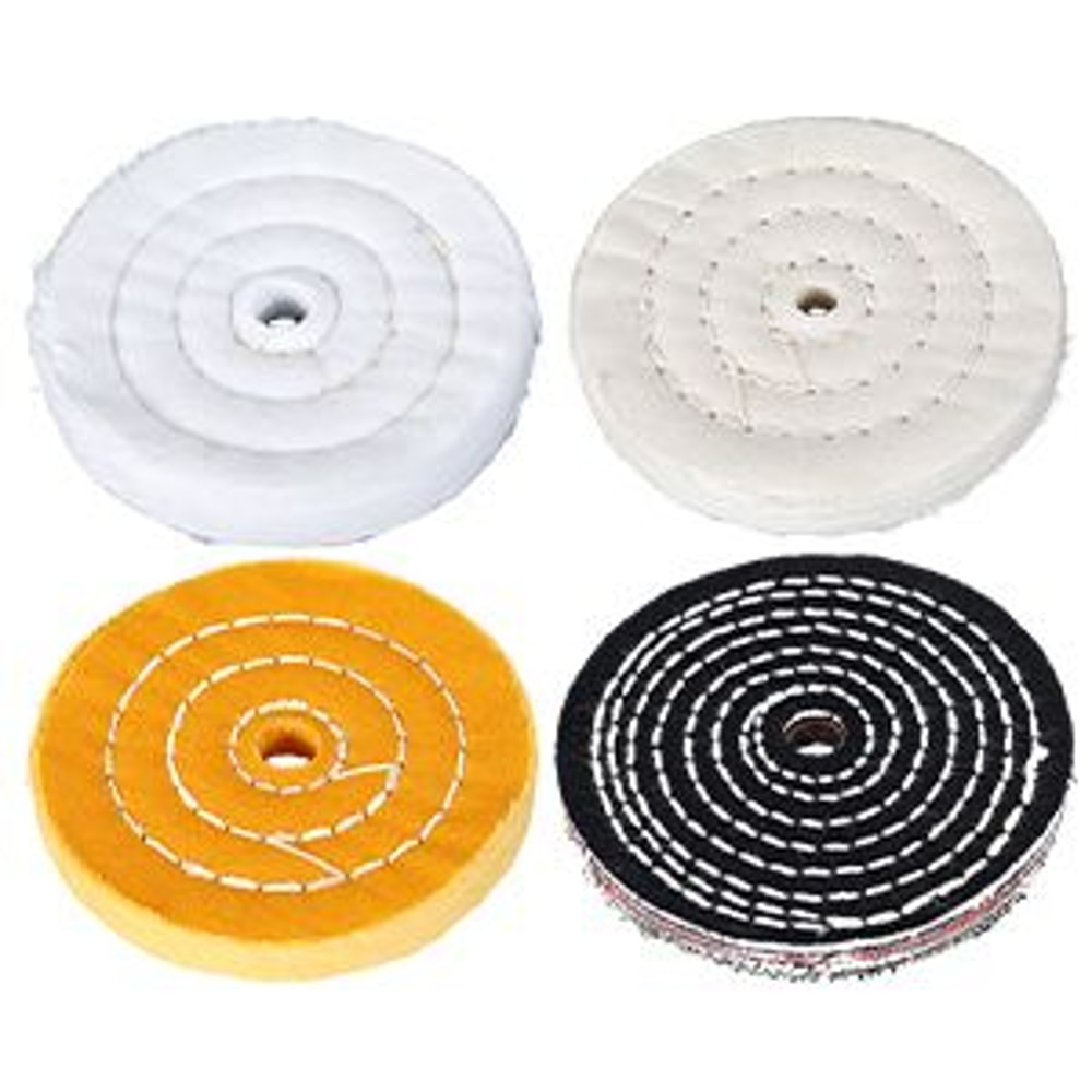 4 Inch Cloth Polishing Wheel Buffing Pad For Metal Jewelry 6