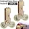 2pcs Sliding Patio Door Rollers 125 Inch Double Wheel Assembly 0