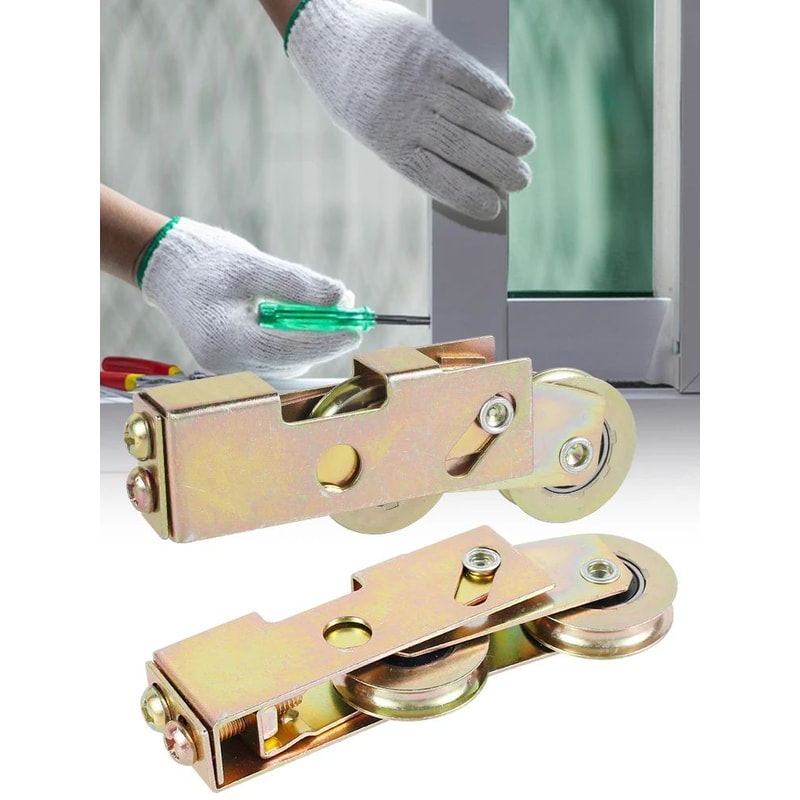 2pcs Sliding Patio Door Rollers 125 Inch Double Wheel Assembly 7