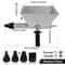 Electric Mortar Grouting Machine Attachment Steel Caulking Tool Kit 5