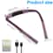 LED Neck Reading Light Rechargeable Bendable Book Light 5