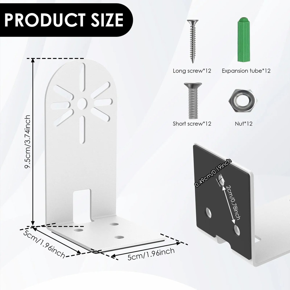 8pcs L Shape Camera Wall Mount Bracket Right Angle Iron Support 5