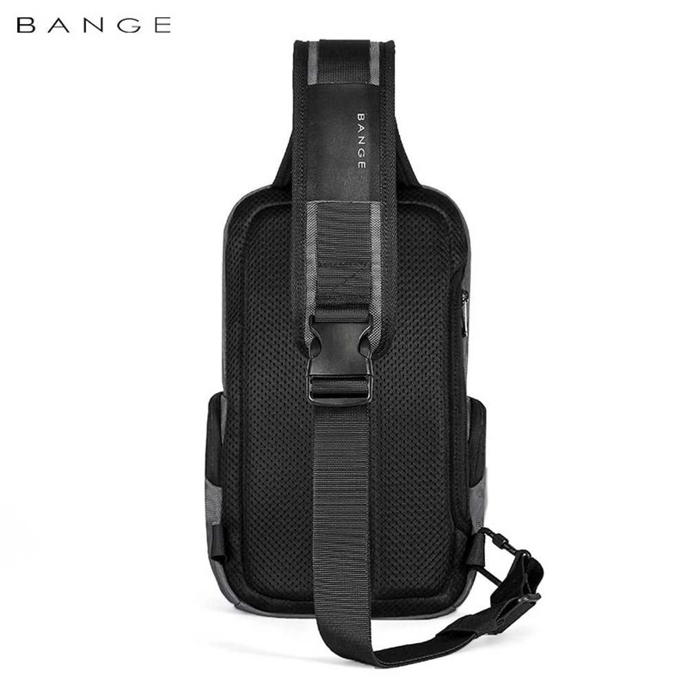 BANGE Waterproof Sling Bag Large Capacity Multifunction Crossbody 3