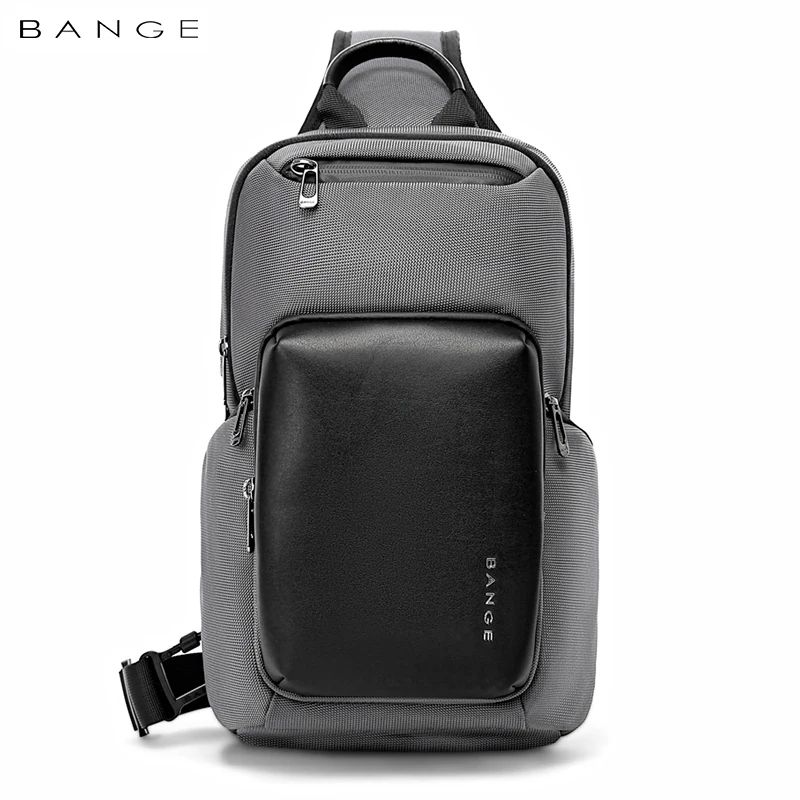 BANGE Waterproof Sling Bag Large Capacity Multifunction Crossbody 7