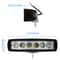 LED Work Light Bar 6000K Waterproof Off Road Flood Spot Light 6