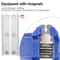 Magnetic Vise Jaws Aluminum Alloy V Type Soft Jaw Protectors 4